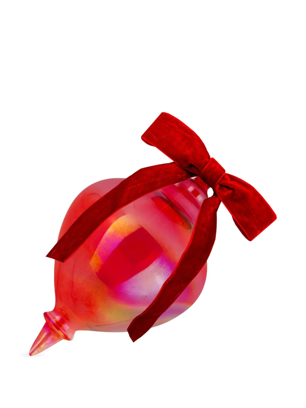 BACI MILANO iridescent glass ornament (34cm) | Red | Image 1