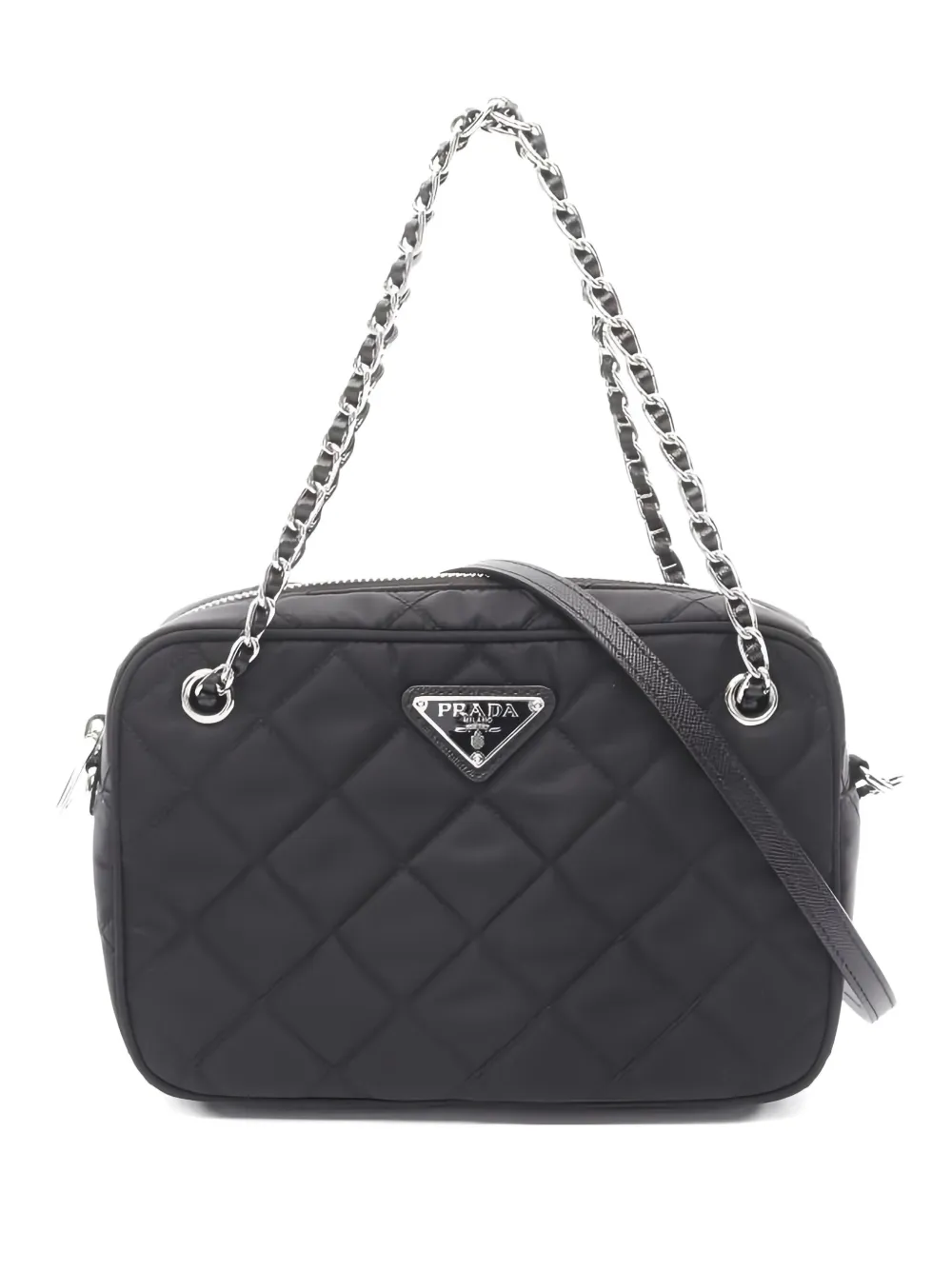 Prada Pre-Owned キルティング ハンドバッグ - ブラック Prada Pre-Owned キルティング ハンドバッグ - ブラック
