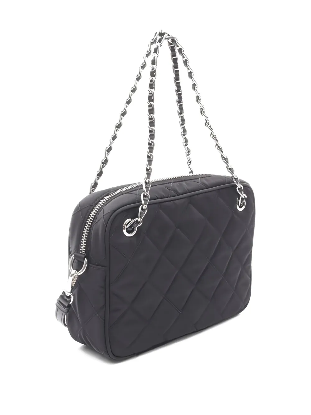 Prada Pre-Owned triangle-logo quilted handbag | Image 2