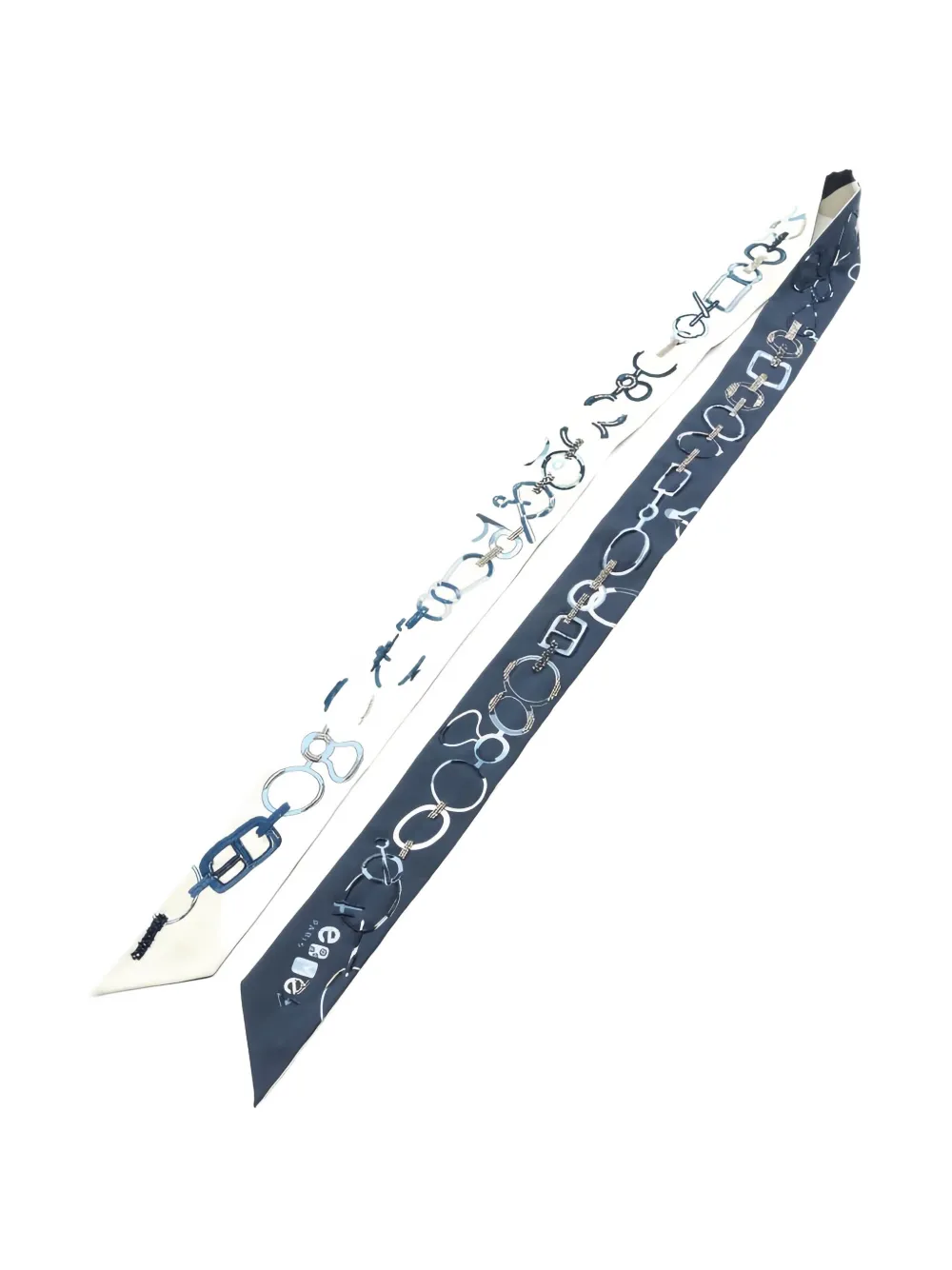 Hermès Pre-Owned 1920 Do Re Boucles twilly scarf | Image 2