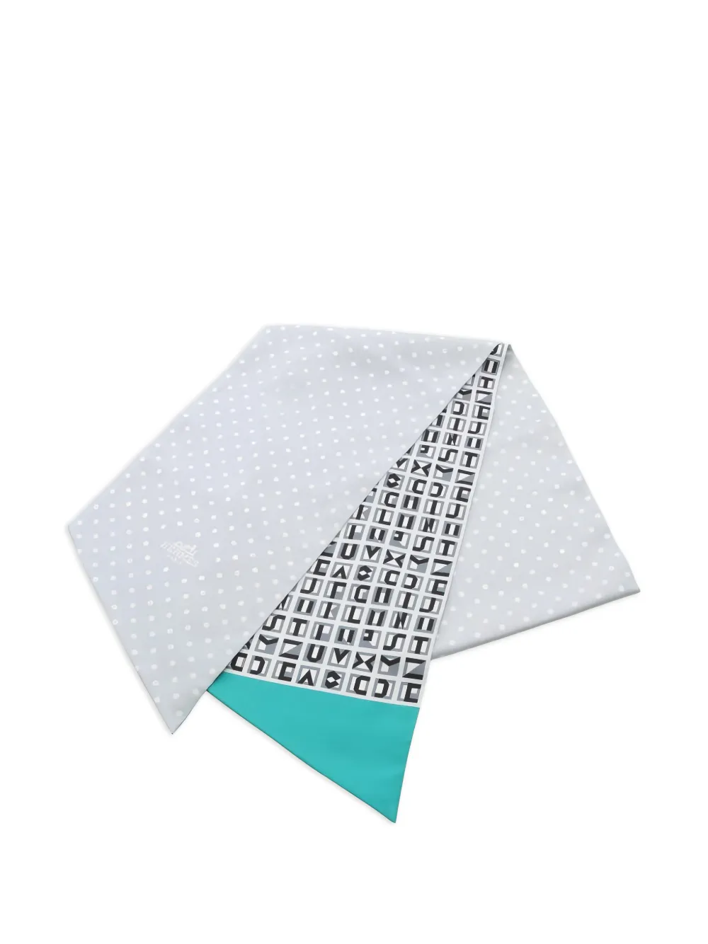Hermès Pre-Owned polka-dot geometric-print scarf | Image 2