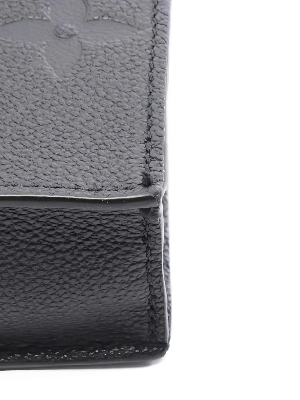 Pre-owned Louis Vuitton Small Sac Plat Monogram Empreinte Two-way Handbag In Black