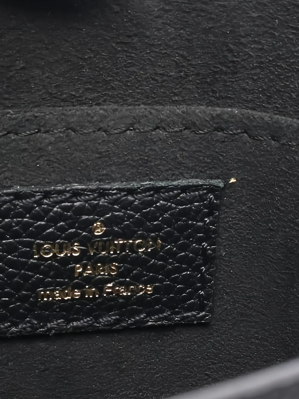 Pre-owned Louis Vuitton Small Sac Plat Monogram Empreinte Two-way Handbag In Black