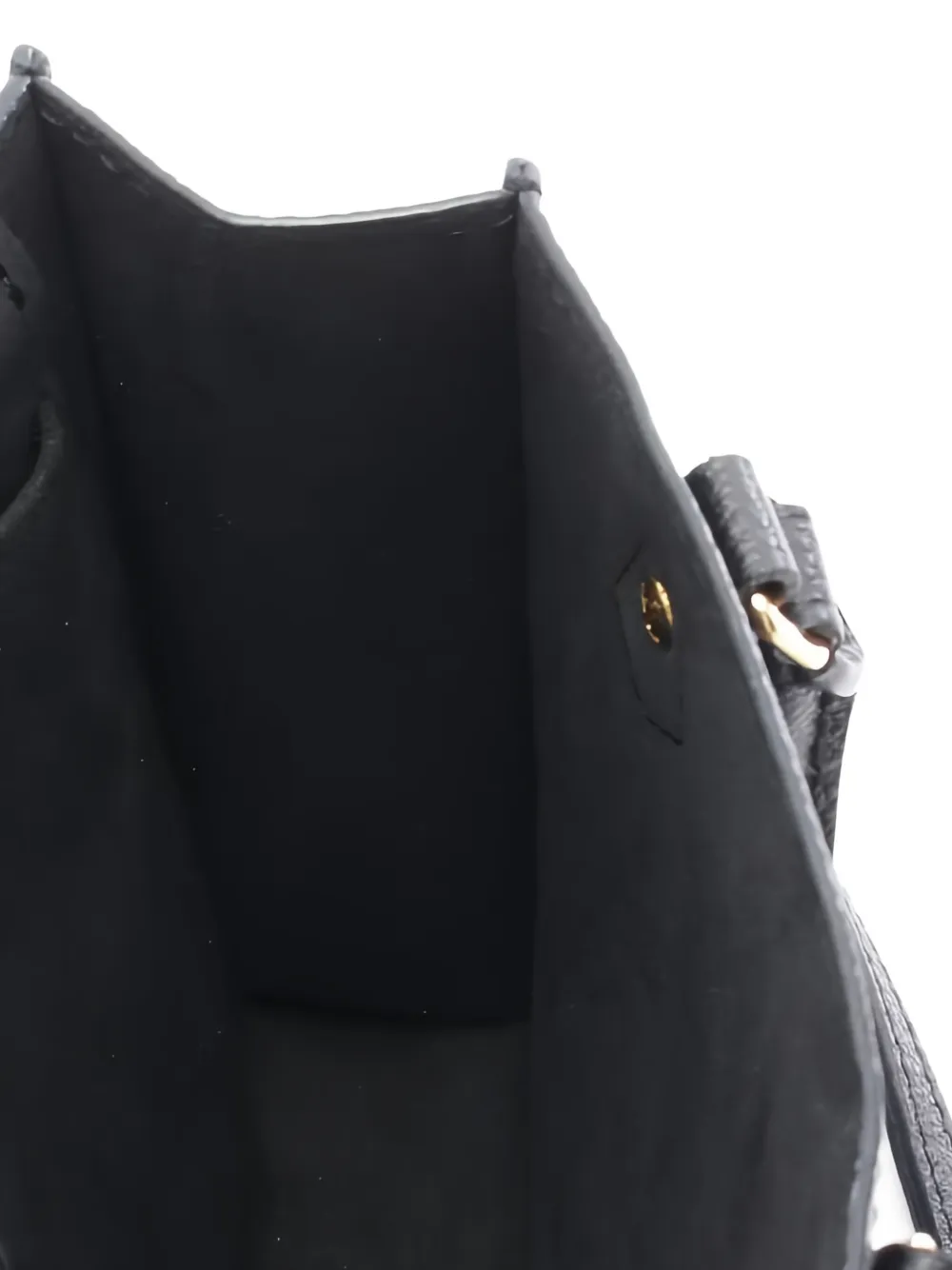 Pre-owned Louis Vuitton Small Sac Plat Monogram Empreinte Two-way Handbag In Black