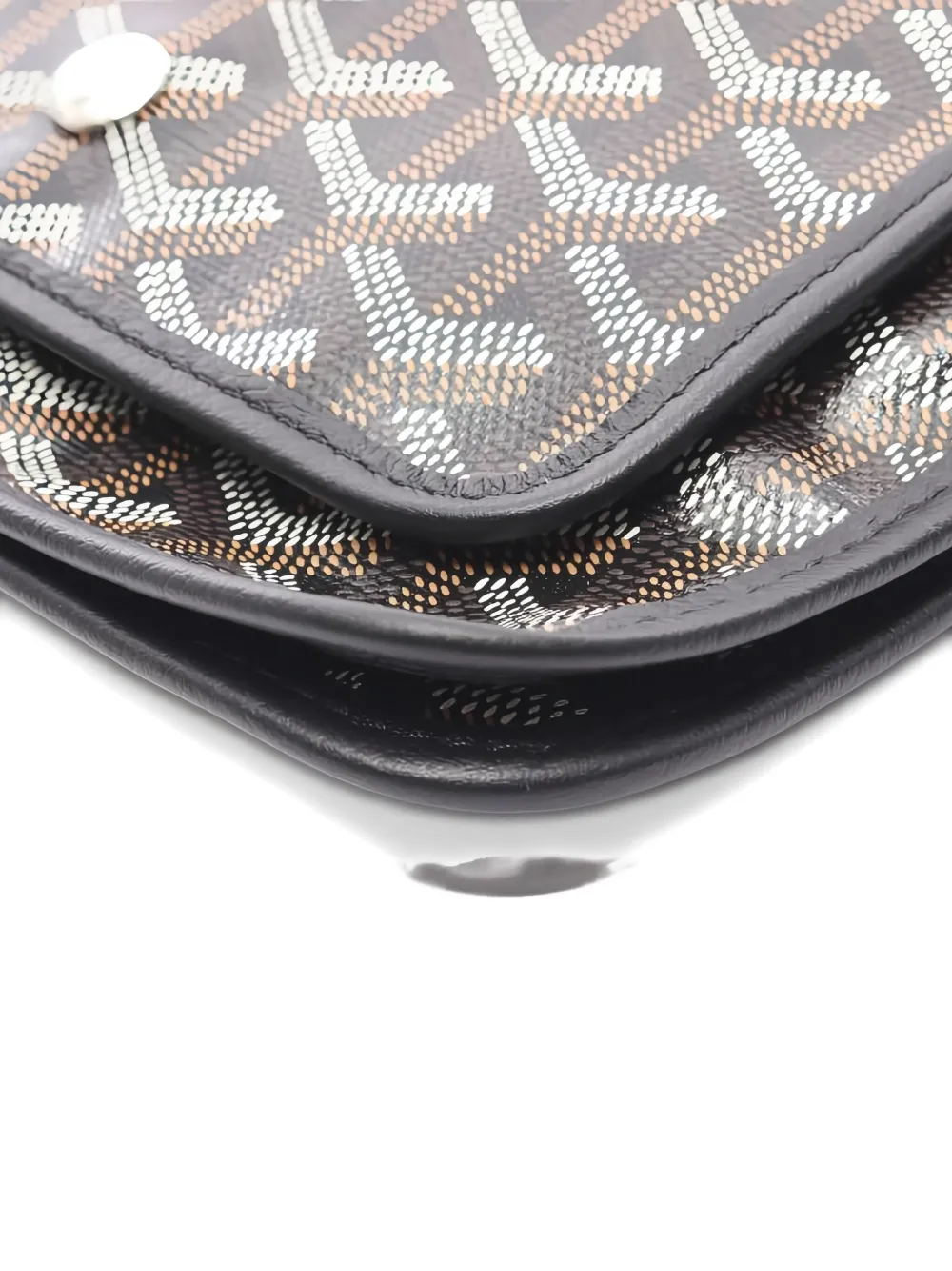 Pre-owned Goyard Plumet Shoulder Bag In Black
