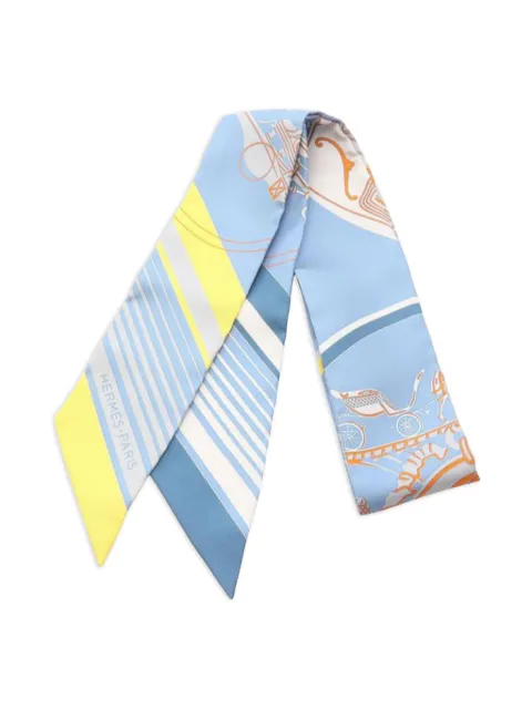 Hermès Pre-Owned Ex-Libris ribbon scarf