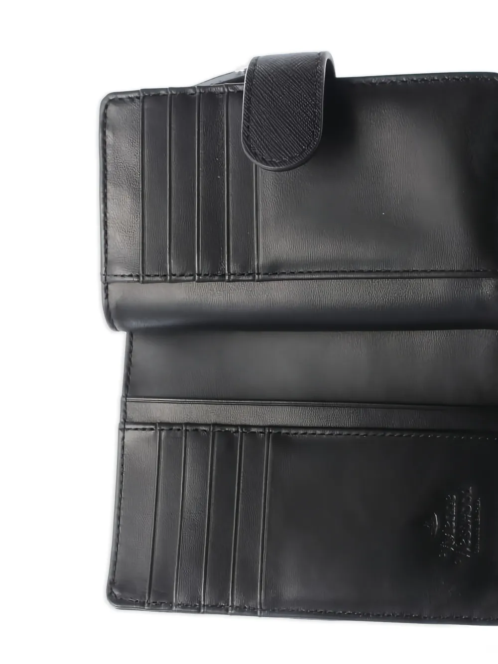 Pre-owned Vivienne Westwood 2020 Orb Bi-fold Wallet In Black