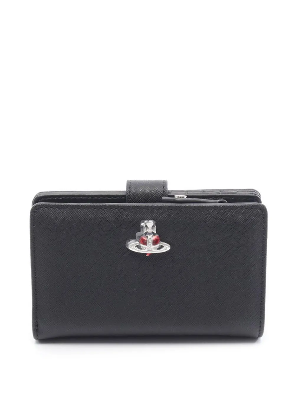 Pre-owned Vivienne Westwood 2020 Orb Bi-fold Wallet In Black