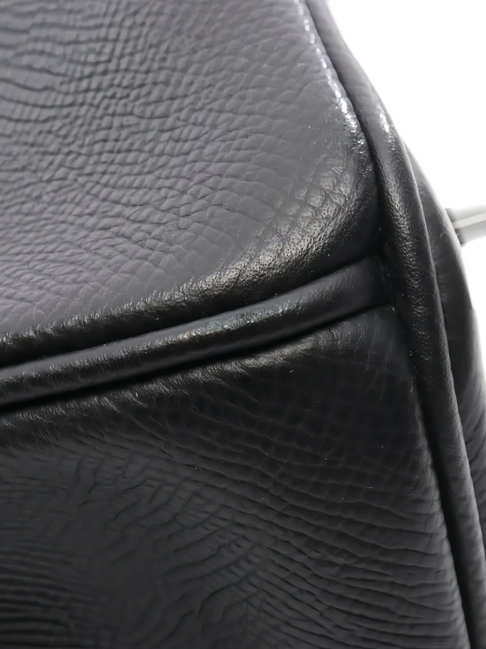 Pre-owned Hermes Birkin 30 Epsom Leather Handbag In Black