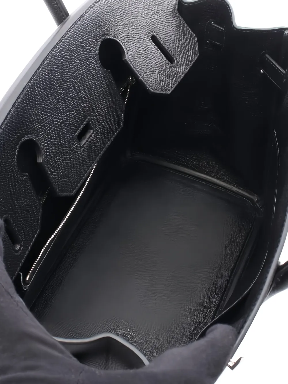 Pre-owned Hermes Birkin 30 Epsom Leather Handbag In Black