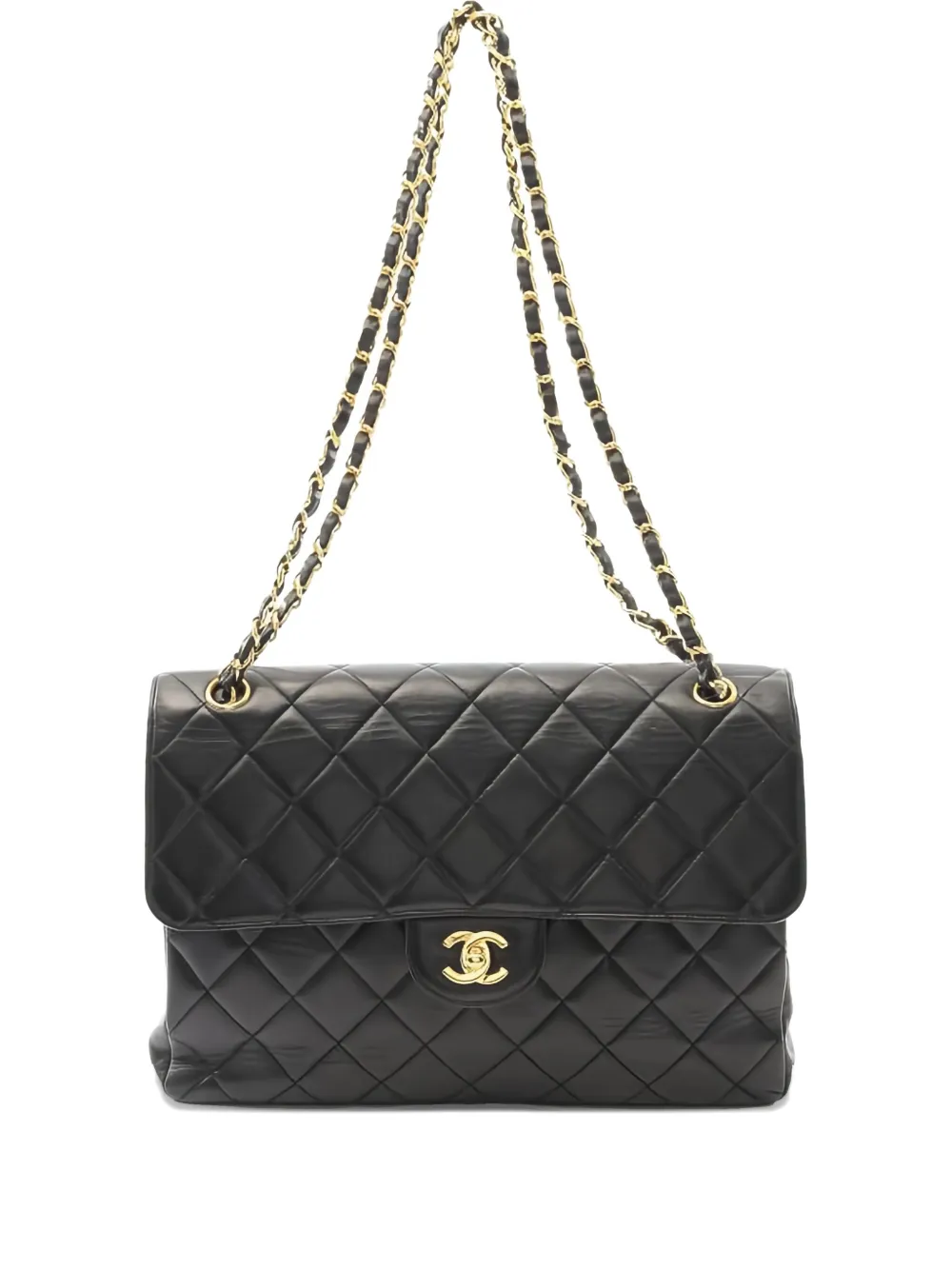 CHANEL Pre-Owned 1996-1997 マトラッセ ココマーク ショルダーバッグ - ブラック CHANEL Pre-Owned 1996-1997 マトラッセ ココマーク ショルダーバッグ - ブラック