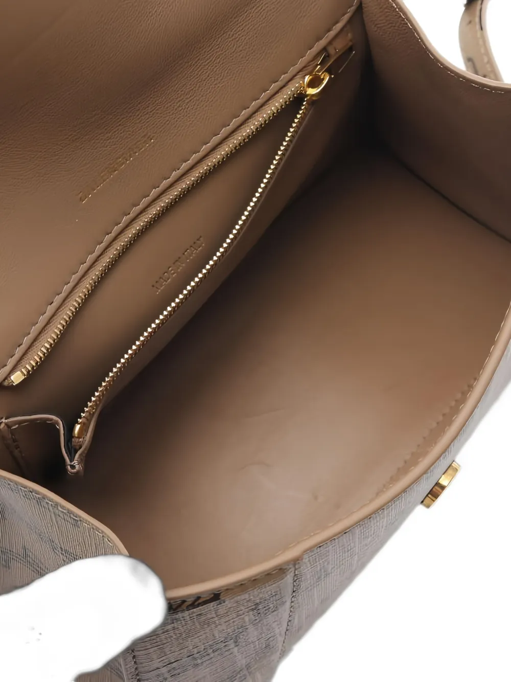 Pre-owned Balenciaga 2010s Small Hourglass Monogram Handbag In Brown