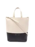 Celine Pre-Owned small Hippopotamus two-tone tote bag - White