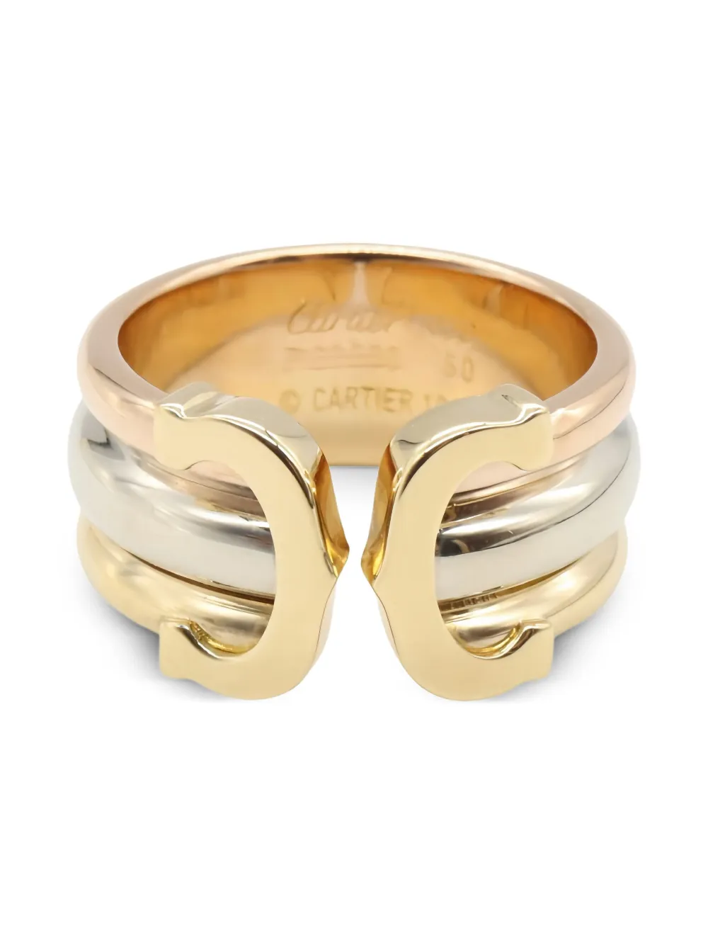 Cartier C モチーフ リング 18Kゴールド - ゴールドトーン Cartier C モチーフ リング 18Kゴールド - ゴールドトーン