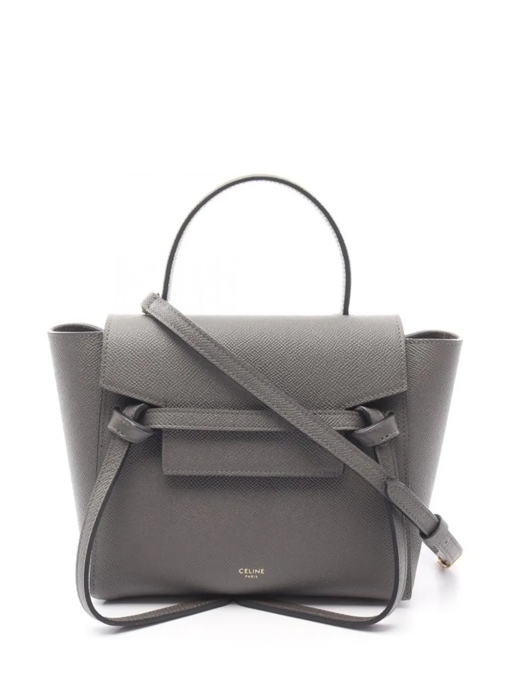 Celine Pre-Owned レザー トートバッグ - グレー Celine Pre-Owned レザー トートバッグ - グレー