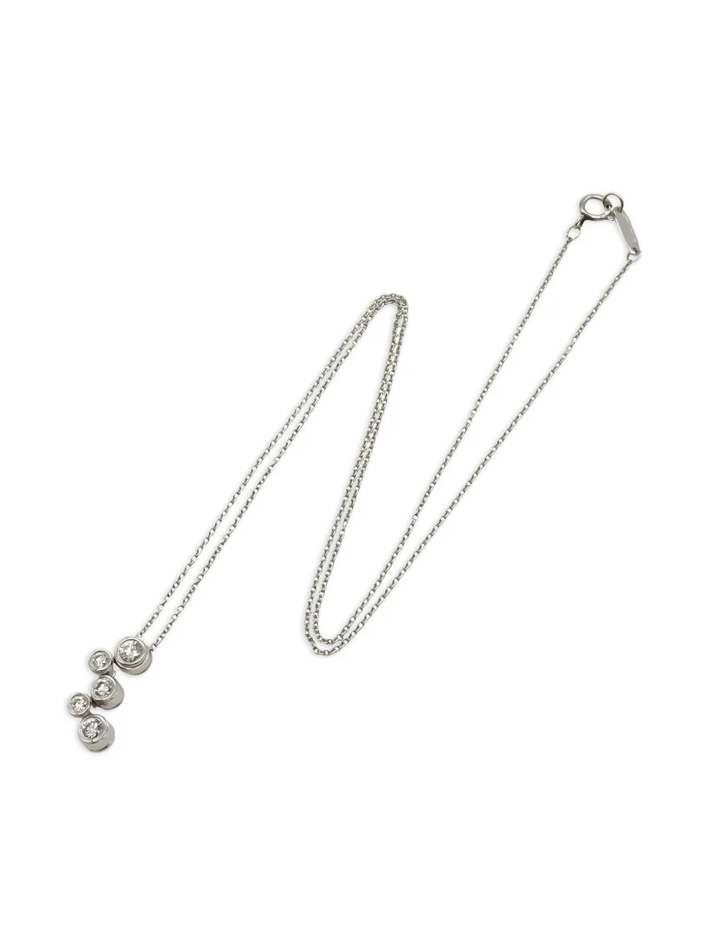 Tiffany & Co Eyewear collar Bubble en platino con diamante 2010 | gris | Image 1