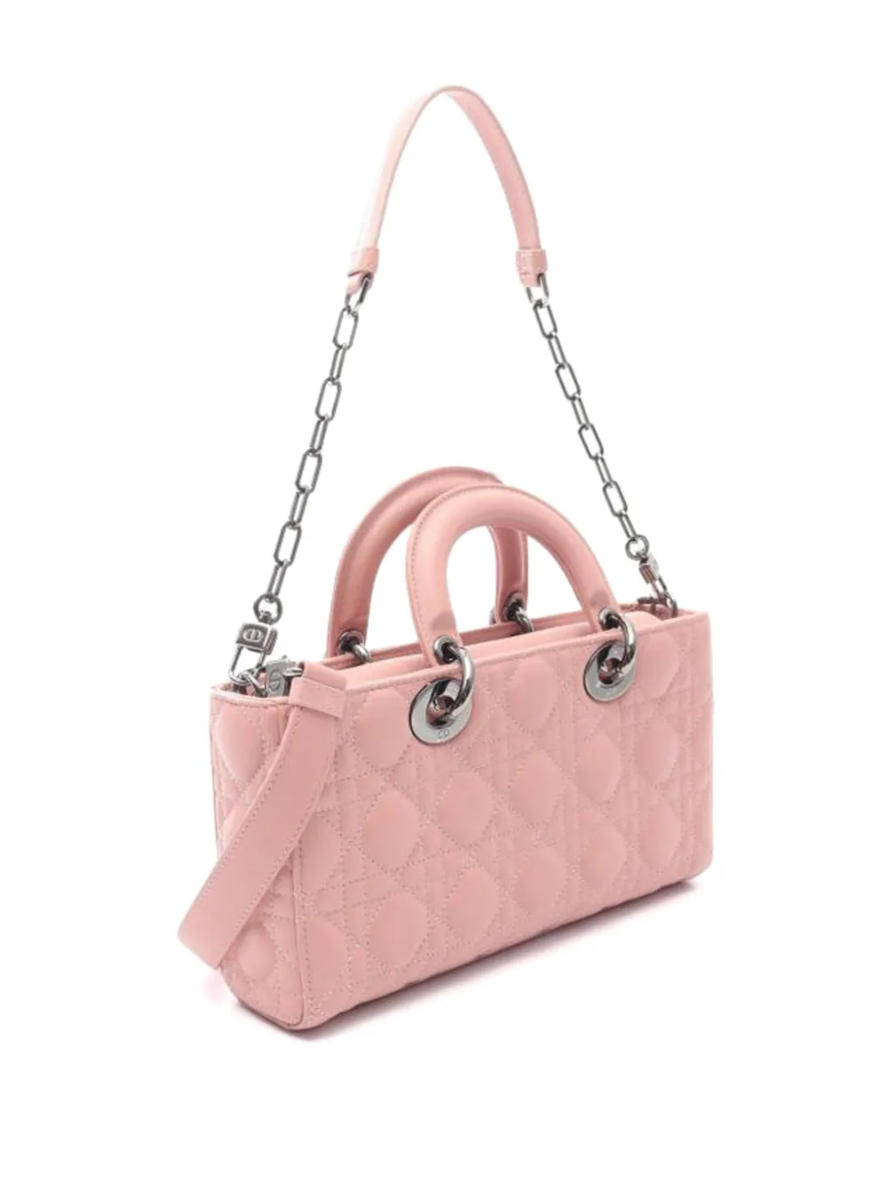 Christian Dior Pre-Owned medium Lady D-Joy Canage quilted chain tote bag | Pre-Owned | Image 2