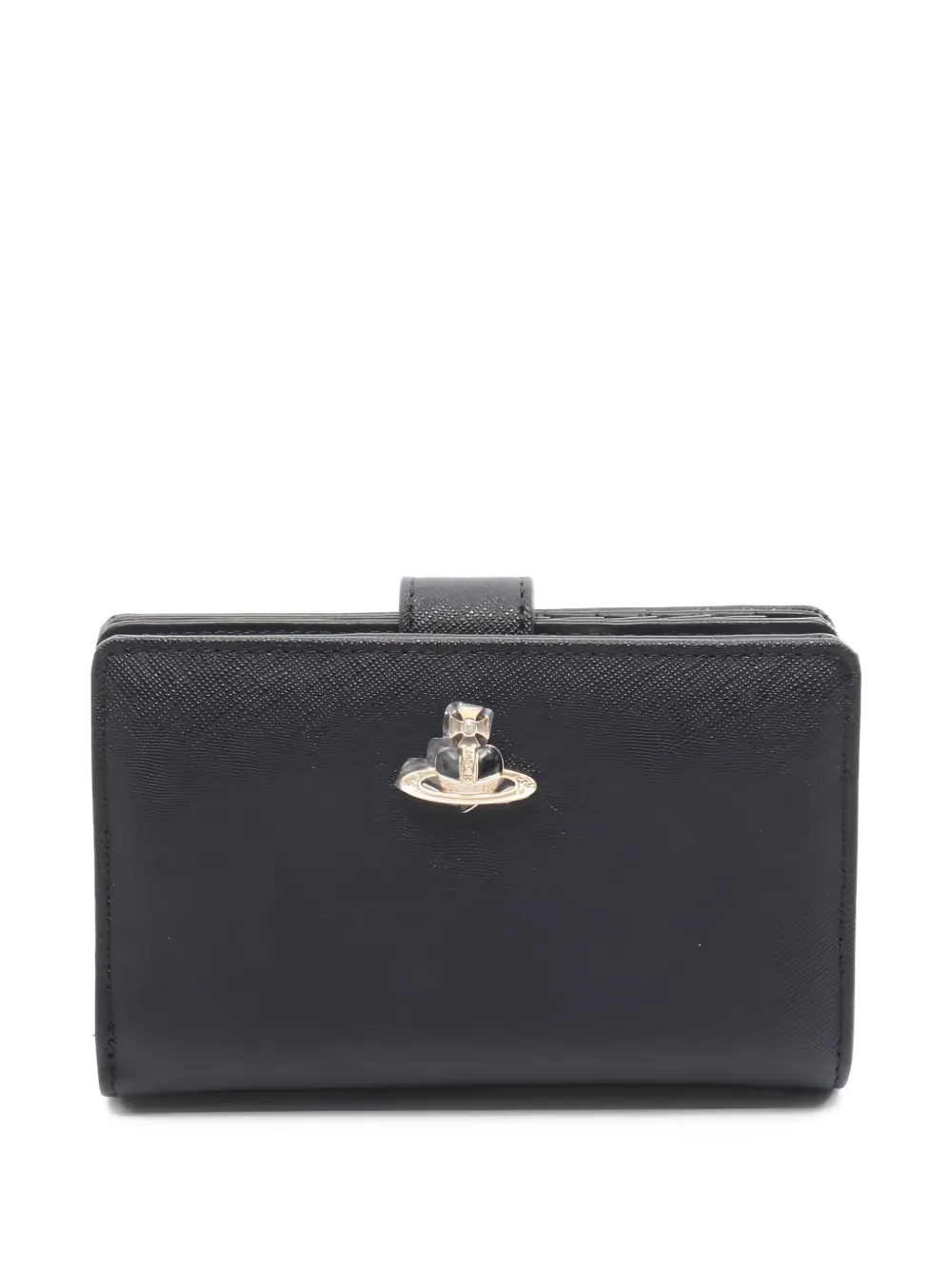 Pre-owned Vivienne Westwood 2020 Orb Bi-fold Wallet In Black