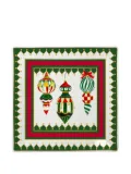 BACI MILANO christmas-ornament square plate - White