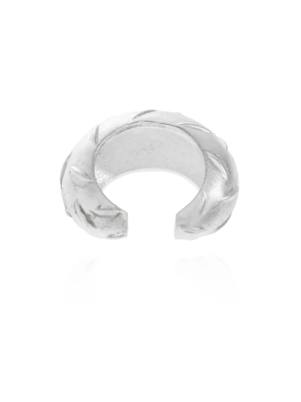 Misbhv Textured Ear Cuff In Silver