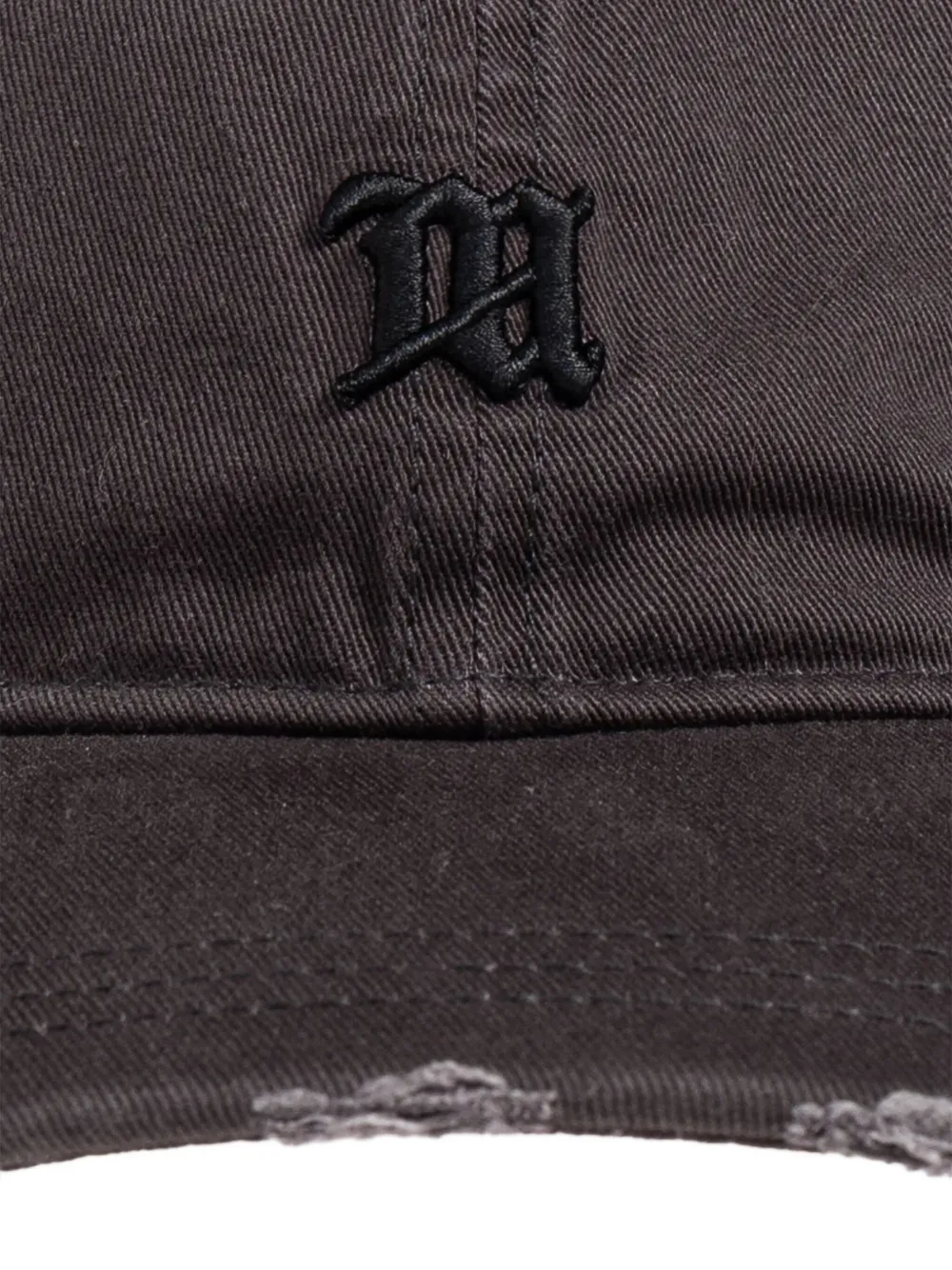 MISBHV Sankt Moritz hoed van imitatiebont met borduurwerk Zwart