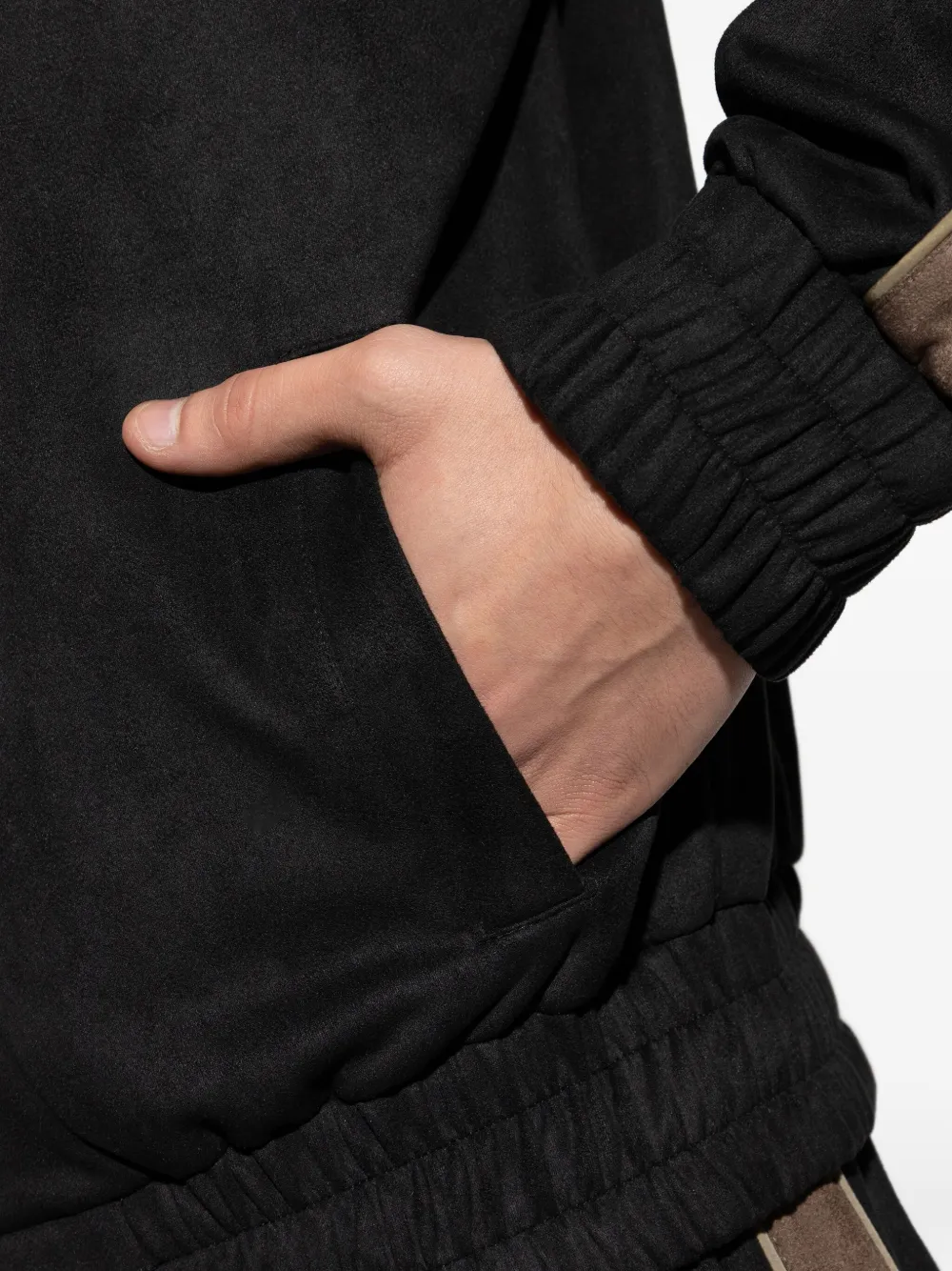 MISBHV Trainingsjack met gestreept detail Zwart