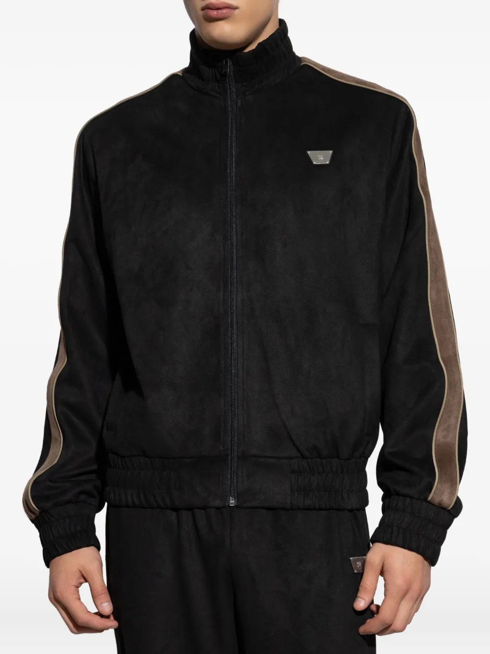 MISBHV Trainingsjack met gestreept detail Zwart