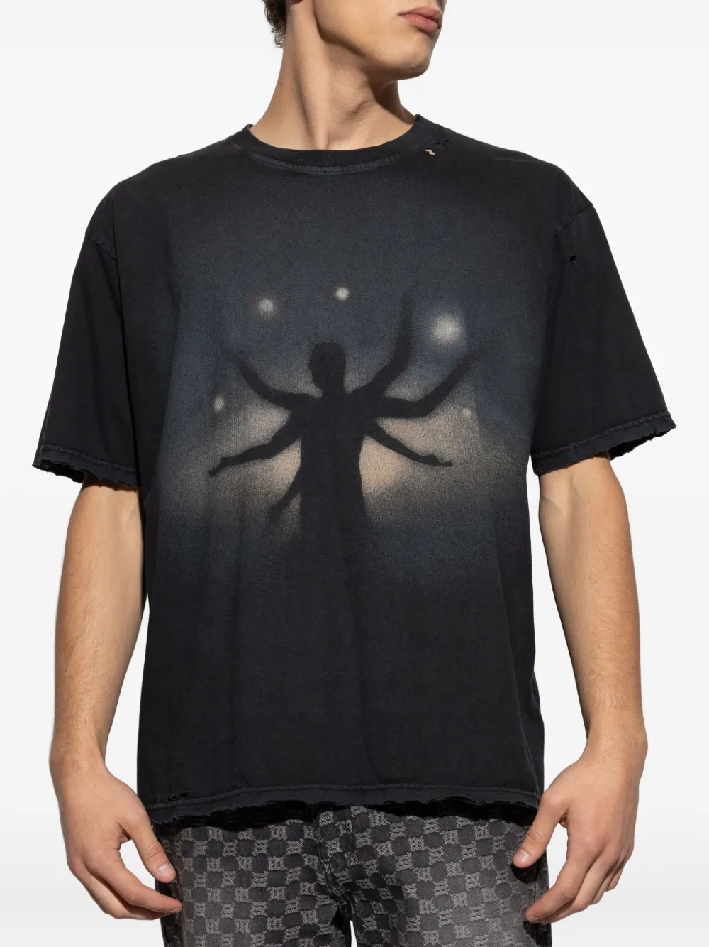 MISBHV Moons & Melodies T-shirt Zwart