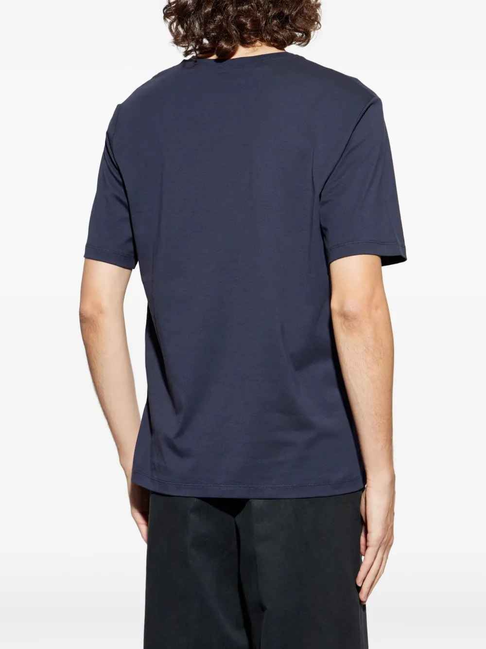 Bally T-shirt met geborduurd logo Blauw