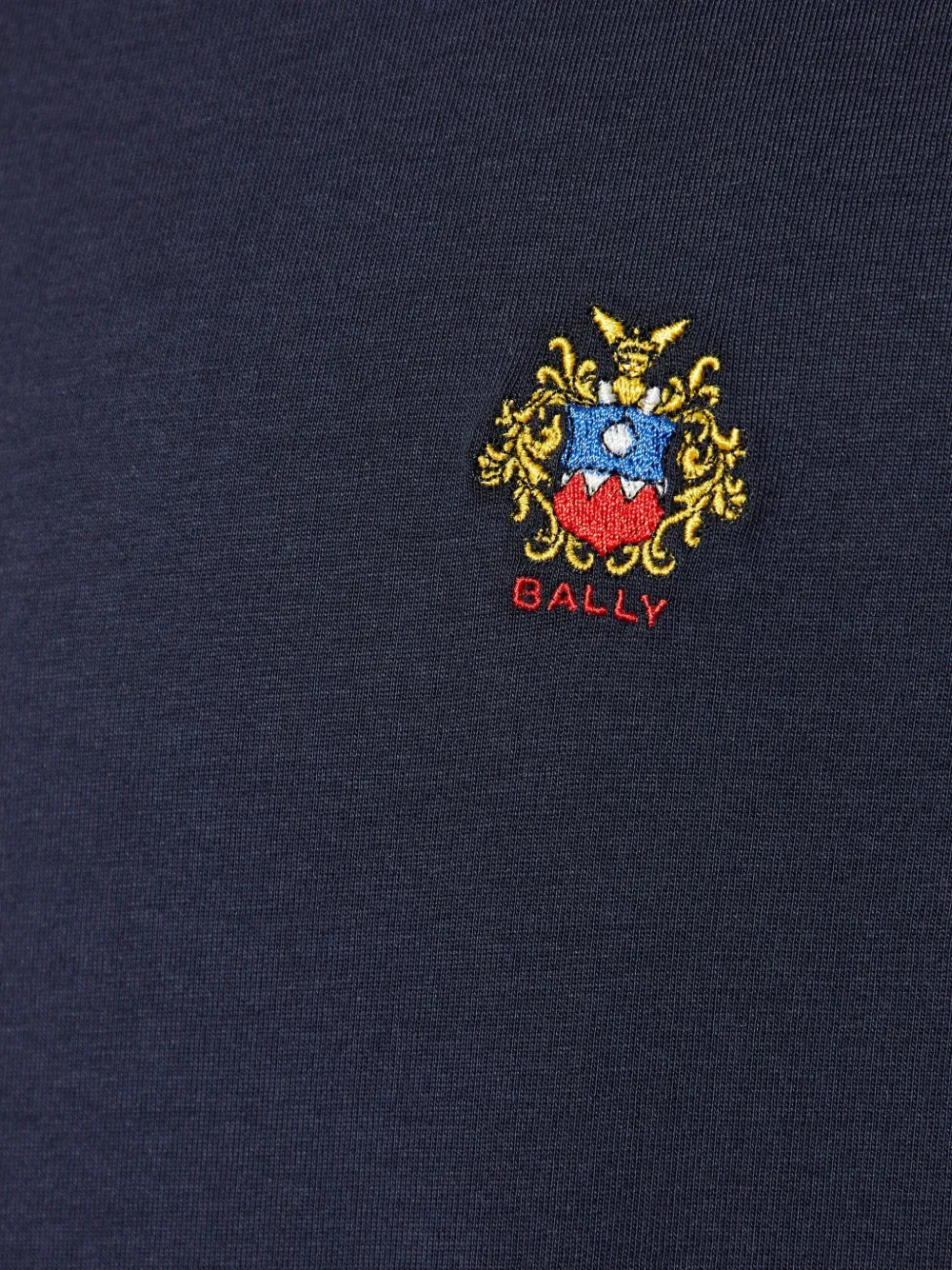 Bally T-shirt met geborduurd logo Blauw