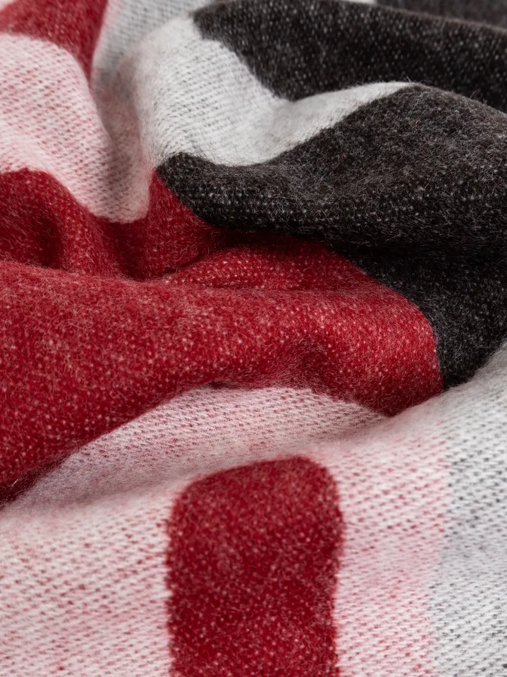 Bally Sjaal met franje Rood