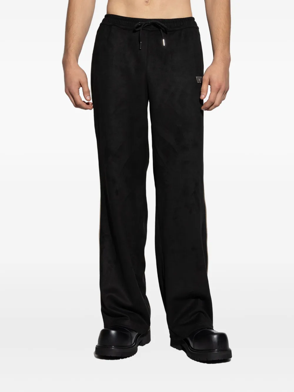 MISBHV Gestreepte trainingsbroek Zwart