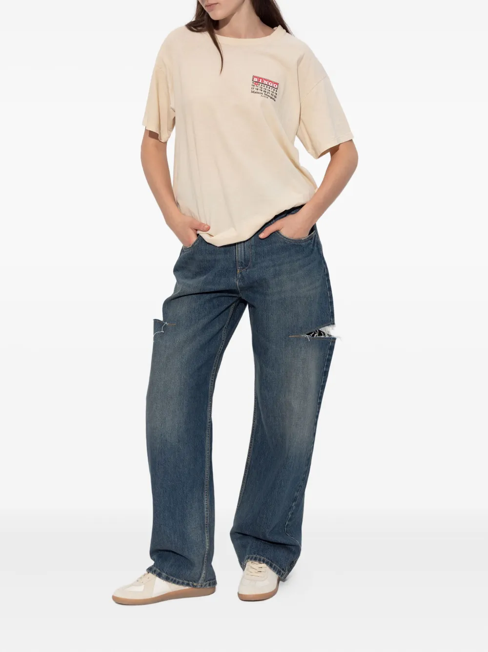 Maison Margiela logo-print T-shirt | T-Shirts & Jersey Shirts | Image 2