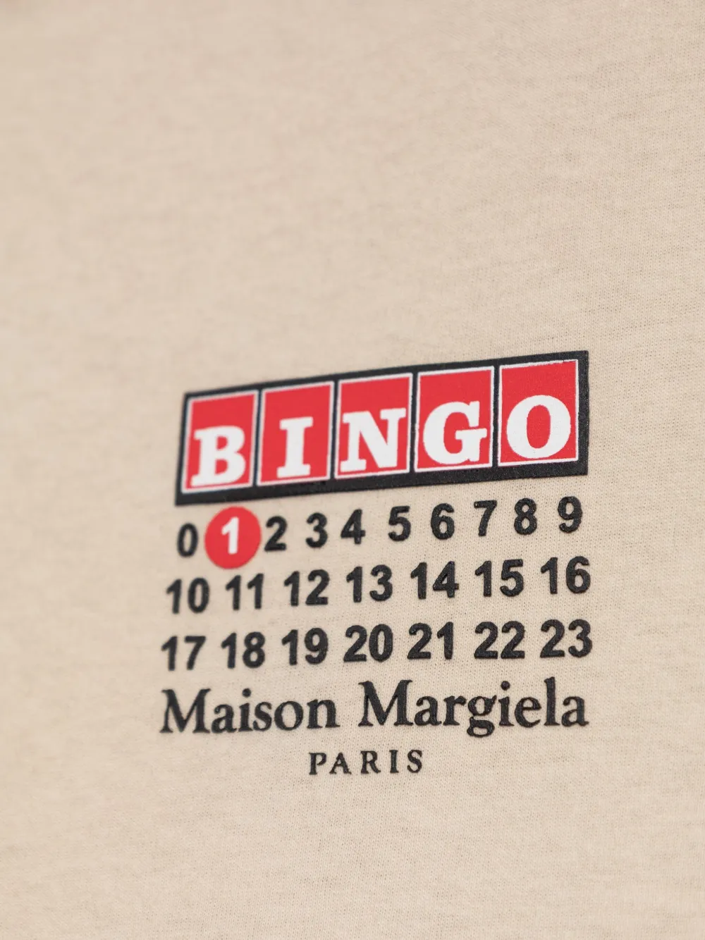 Maison Margiela Logo-print T-shirt In Neutral