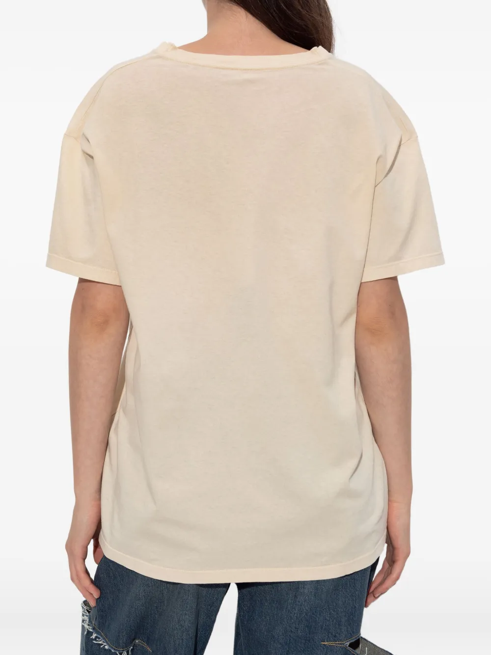 Maison Margiela Logo-print T-shirt In Neutral