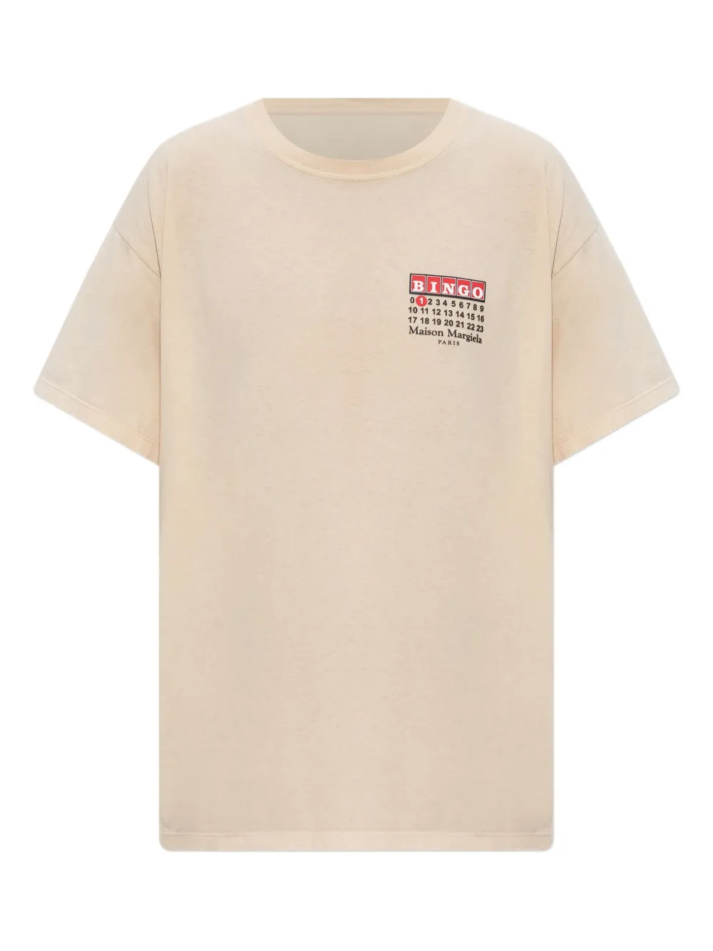 Maison Margiela logo-print T-shirt | Neutrals | Image 1