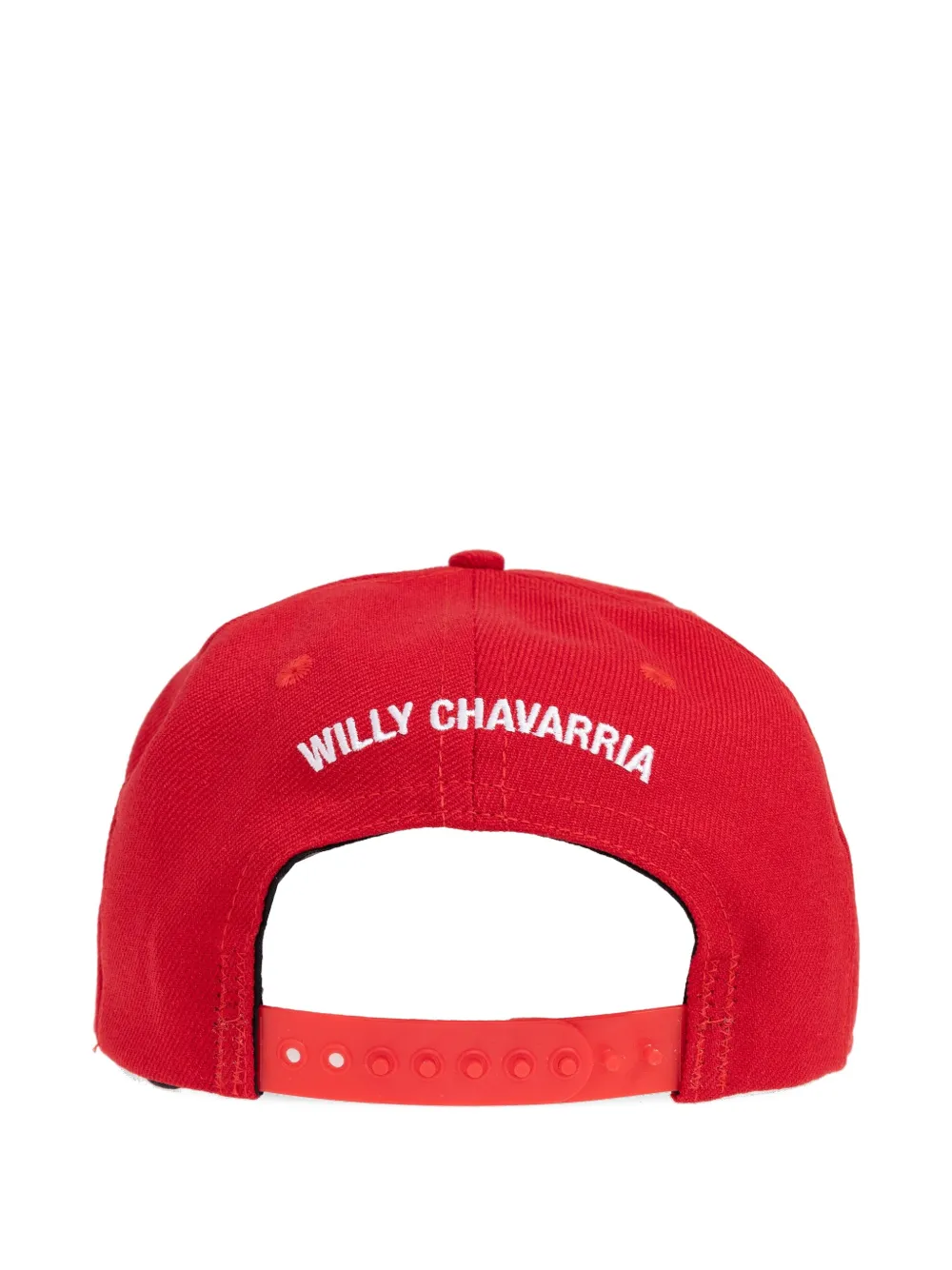 Willy Chavarria logo-embroidered cap - Rood