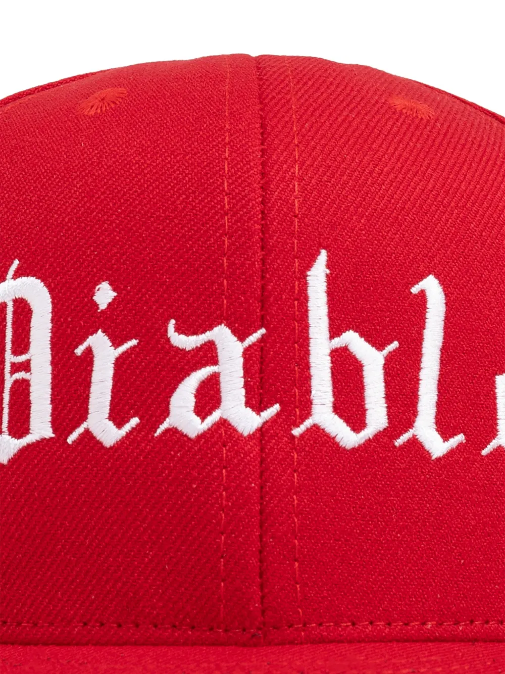 Willy Chavarria Logo-embroidered Cap In Brown