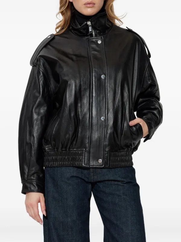 Michael Michael Kors Leather Jacket | Black | FARFETCH