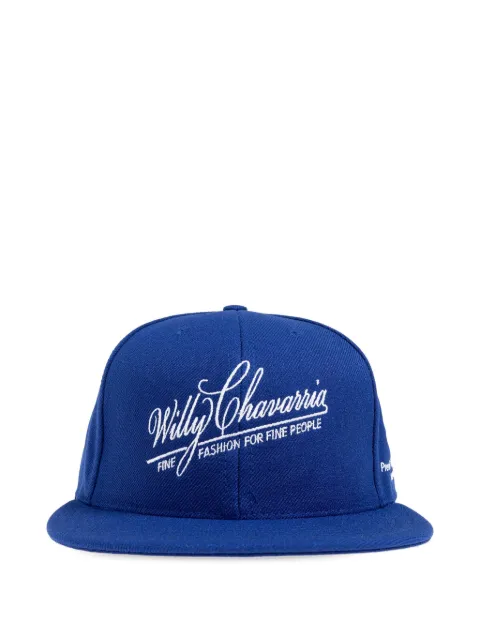 Willy Chavarria logo-detailing cap