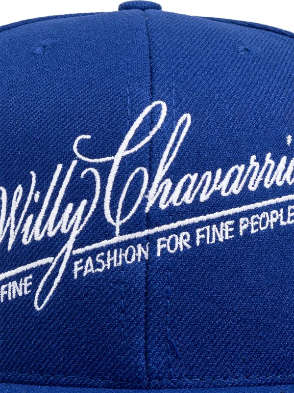 WILLY CHAVARRIA ロゴキャップ ネイビー Willy Chavarria logo-detailing Cap | Blue | FARFETCH