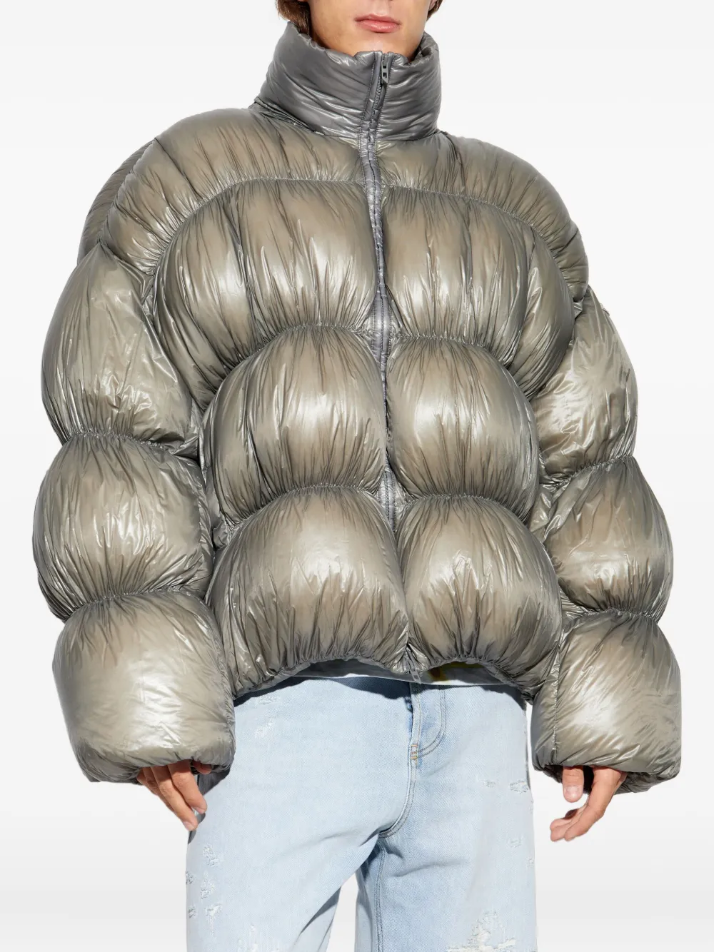 Diesel W-Choco gewatteerd jack Beige