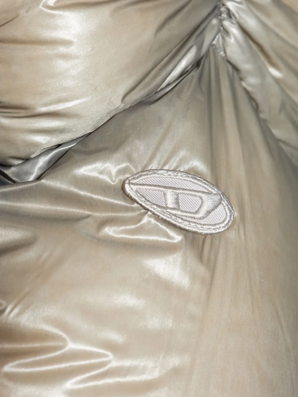 Diesel W-Choco gewatteerd jack Beige