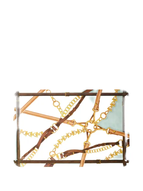 BACI MILANO chain-strap motif rectangular tray