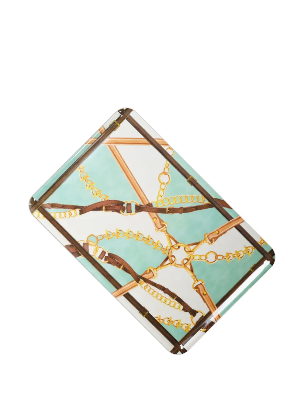BACI MILANO chain-strap motif rectangular tray | Tableware | Image 2