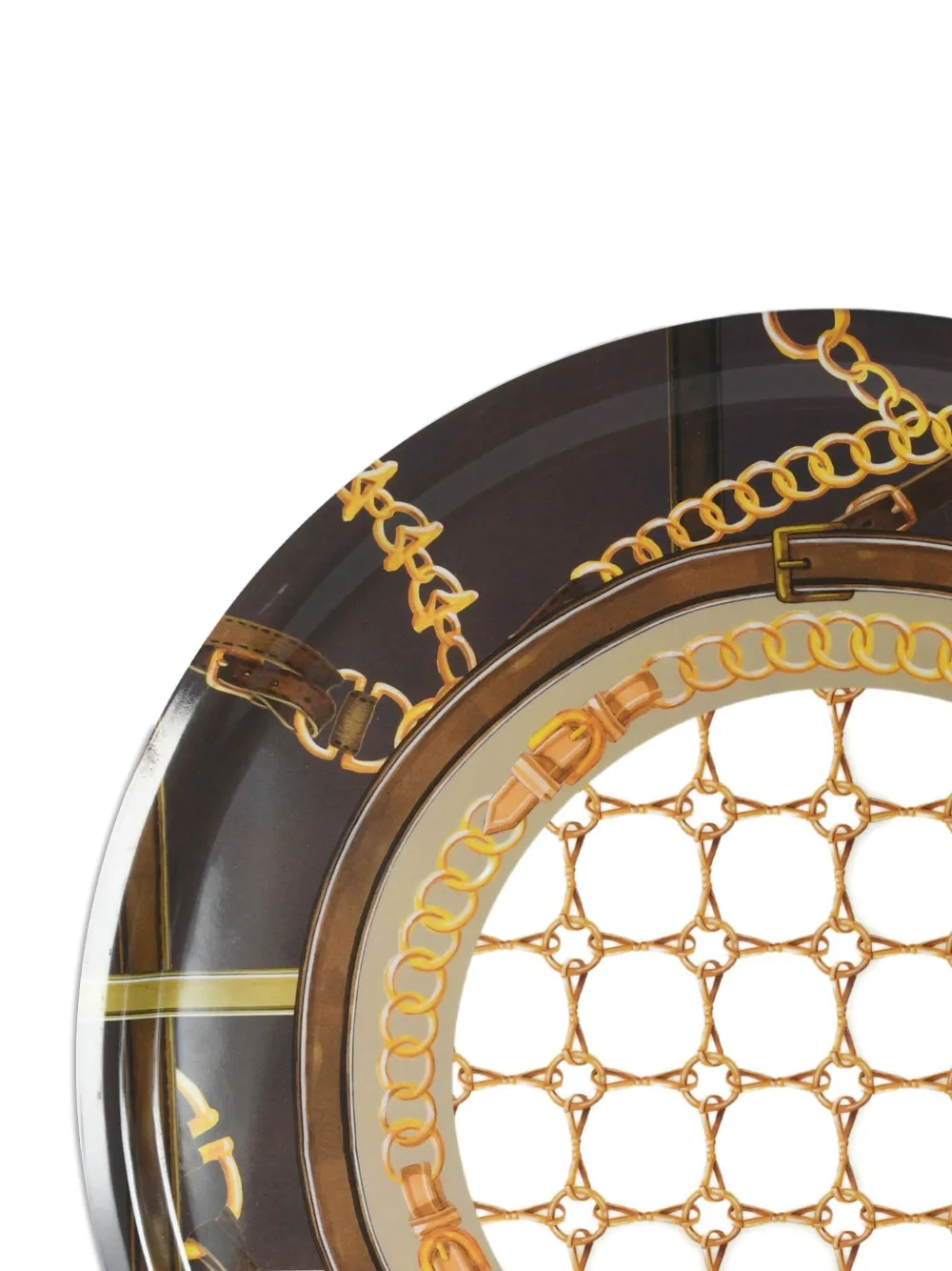 BACI MILANO chain-patterned round tray | Tableware | Image 2