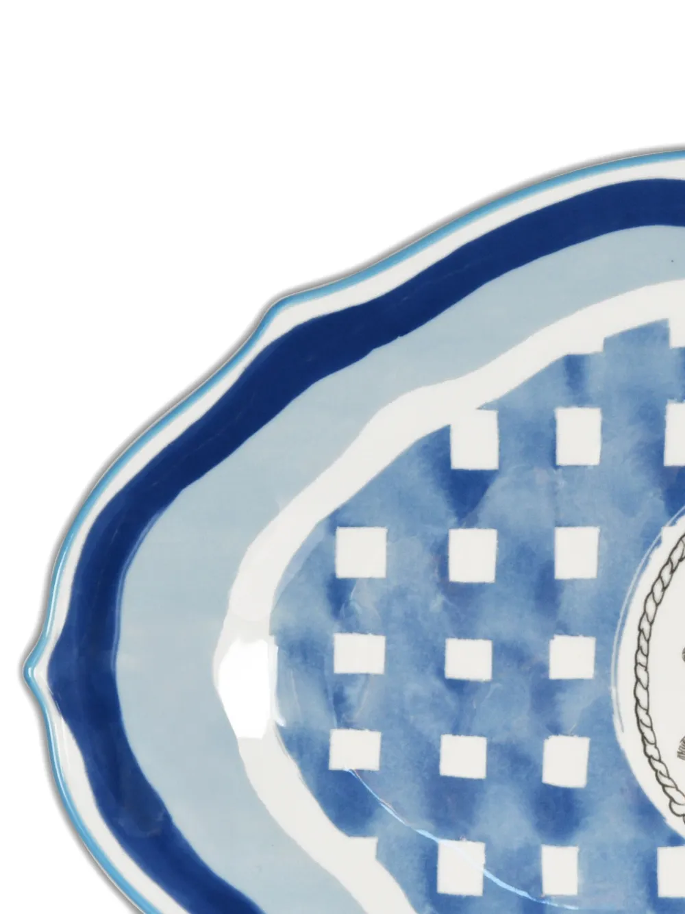 BACI MILANO fish-illustration oval platter (40.5cm x 26.5cm) | Tableware | Image 2