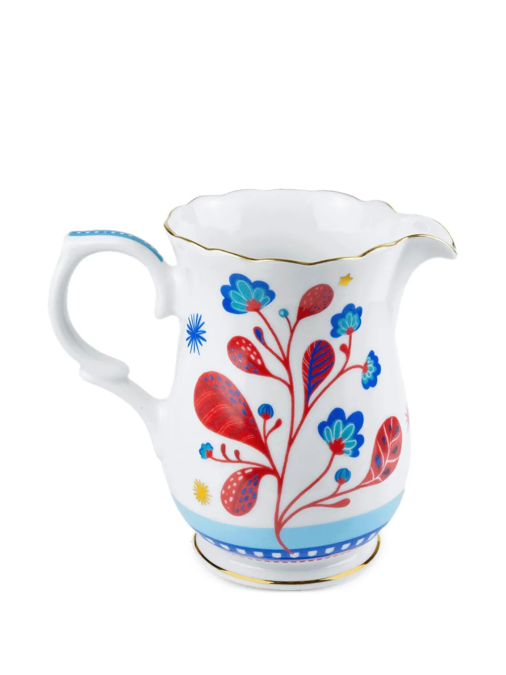 BACI MILANO floral-patterned porcelain jug (19cm) | Tableware | Image 2