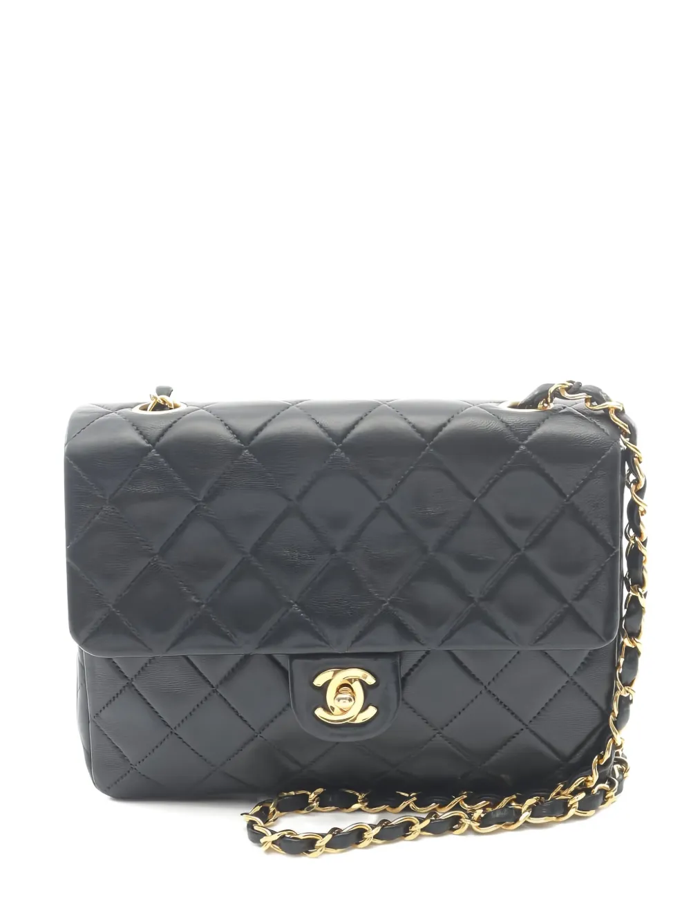 CHANEL Pre-Owned クラシック フラップ ショルダーバッグ - ブラック CHANEL Pre-Owned クラシック フラップ ショルダーバッグ - ブラック
