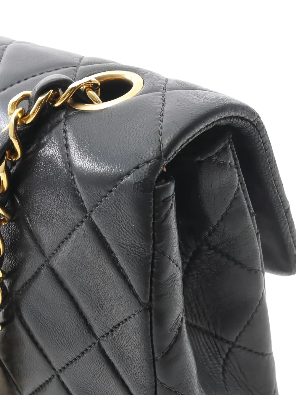 Pre-owned Chanel Classic Flap Shoulder Bag In Black